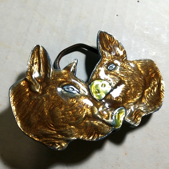 Limited Edition "HOGS" Belt Buckle 1979 Solid Pewter Mexico w/Serial Number - Picture 3 of 12